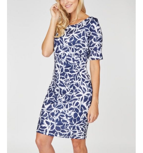Dámské šaty HAJO D Kleid 634 marine - HAJO - 18623 634 D Kleid Easy