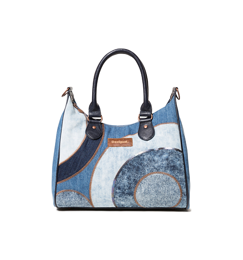 Dámská kabelka DESIGUAL GRAVITY LEEDS 5006 JEANS - DESIGUAL - 19WAXD08 5006 BOLS_GRAVITY LEEDS