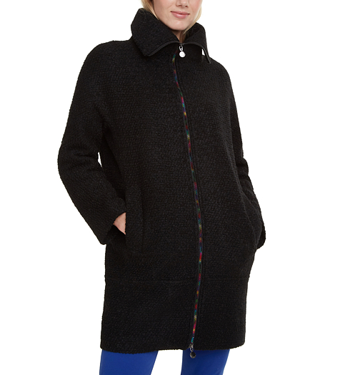 Dámský zimní kabát DESIGUAL LAND 2000 NEGRO - DESIGUAL - 19WWEWCD 2000 ABRIG_LAND