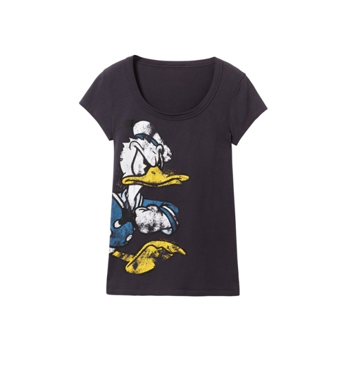 Dámské triko DESIGUAL DONALD 2059 - DESIGUAL - 19WWTKXT 2059 TS DONALD