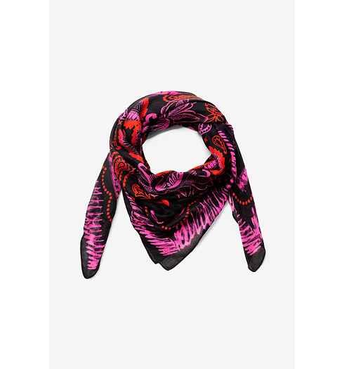 Dámský šátek DESIGUAL BANDANA 2000 - DESIGUAL - 19WAWA08 2000 FOUL BANDANA