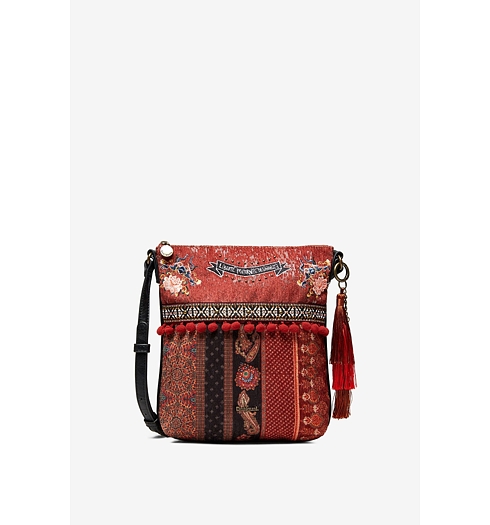 Dámská kabelka DESIGUAL INDO JAPAN KAUA 3069 RED OCRE - DESIGUAL - 19WAXAAH 3069 BOLS_INDO JAPAN KAUA