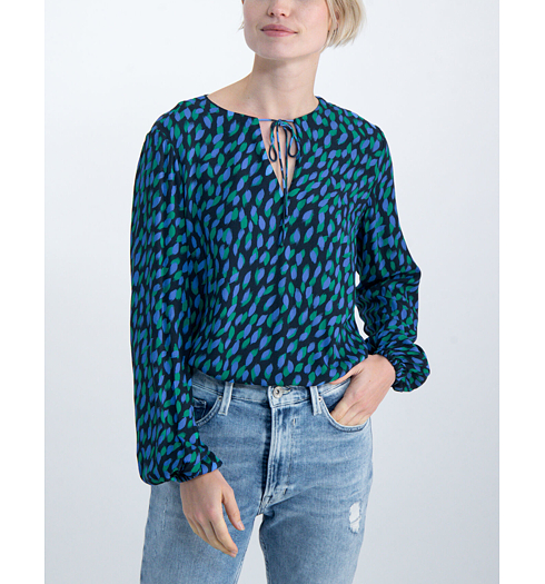Dámská halenka GARCIA ladies shirt ls 292 dark moon - GARCIA - O00031 292 ladies shirt ls