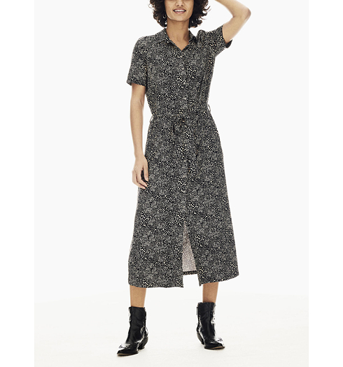 Dámské šaty GARCIA ladies dress 3258 smoke gray - GARCIA - S00081 3258 ladies dress