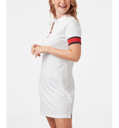 Dámské šaty HELLY HANSEN W THALIA PIQUE DRESS 001 WHITE - Helly Hansen - 30350 001 W THALIA PIQUE DRESS
