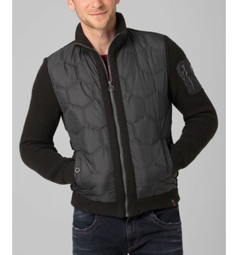 Pánský svetr TIMEZONE Padded Knit Jacket 9151 - Timezone - 28-10154-01-9123 9151 Padded Knit Jacket