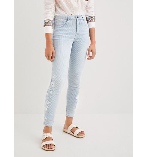 Dámské jeans DESIGUAL AGRA 5007 JEANS CLARO - DESIGUAL - 22SWDD40 5007 DENIM_AGRA