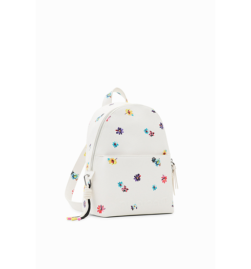 Dámský batůžek DESIGUAL FRESIA MOMBASA MINI 1000 WHITE - DESIGUAL - 23SAKP34 1000 BACK FRESIA MOMBASA MINI