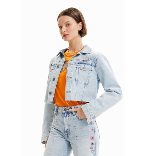 Dámská bunda DESIGUAL SOHO 5002 BLUE - DESIGUAL - 23SWED55 5002 CHAQ SOHO