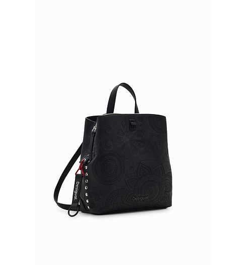 Dámský batůžek DESIGUAL DEJAVU SUMY MINI 2000 BLACK - DESIGUAL - 23WAKP01 2000 BACK DEJAVU SUMY MINI