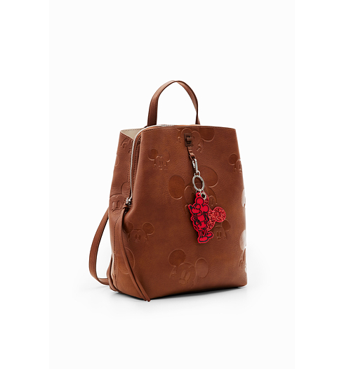 Dámský batůžek DESIGUAL ALL MICKEY SUMY 6064 BROWN - DESIGUAL - 23WAKP03 6064 BACK ALL MICKEY SUMY
