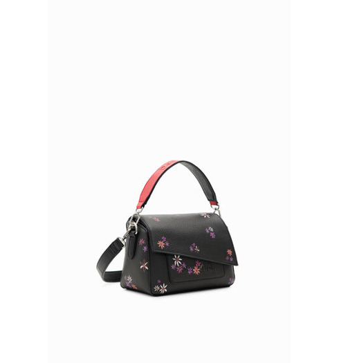 Dámská kabelka DESIGUAL FLOR YVETTE PHUKET MINI 2000 BLACK - DESIGUAL - 23WAXP64 2000 BOLS FLOR YVETTE PHUKET MI