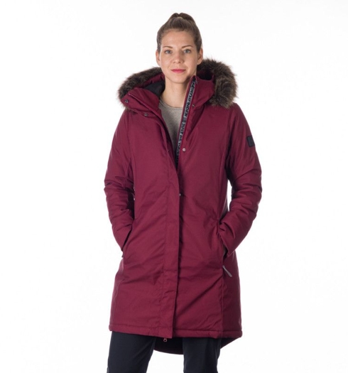 Dámský zimní kabát NORTHFINDER CAROL 378 červená - NorthFinder - BU-6156SP 378 CAROL