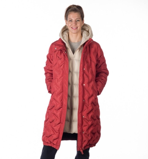 Dámský zimní kabát NORTHFINDER ENID 360 červená - NorthFinder - BU-6159SP 360 ENID