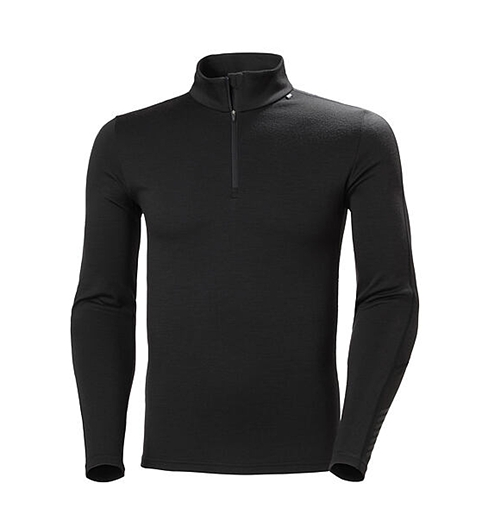 Funkční prádlo HELLY HANSEN LIFA MERINO LWEIGHT 1/2 ZIP 990 BLACK - Helly Hansen - 49369 990 LIFA MERINO LWEIGHT 1/2 ZIP