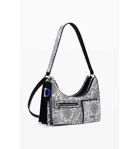 Dámská kabelka DESIGUAL 25WAXPB7 2000 BAG DELTA VEGA OLIVE 2000 BLACK - DESIGUAL - 25WAXPB7 2000 BAG DELTA VEGA OLIVE