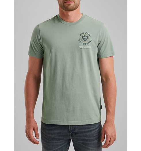 Pánské triko PME LEGEND T-shirt with artwork Zelená - PME LEGEND - PTSS2508575 5226 T-shirt with artwork