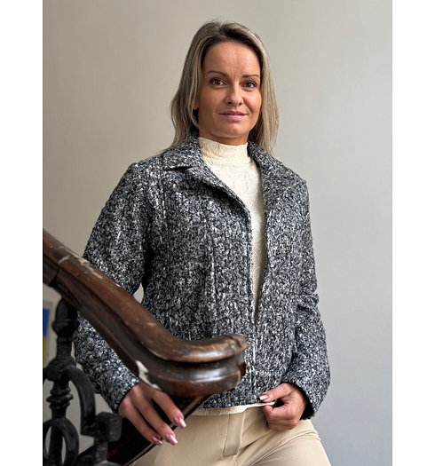 Zimní bunda BROADWAY JACKET REGFIT Šedá - Broadway - 55003866 032 JACKET REGFIT