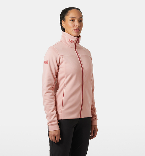 Dámská mikina HELLY HANSEN W CREW FLEECE JACKET Růžová - Helly Hansen - 30357 57 W CREW FLEECE JACKET