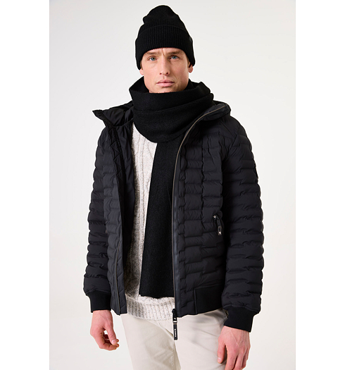 Pánská zimní šála GARCIA mens scarf Černá - GARCIA - I51331 60 mens scarf