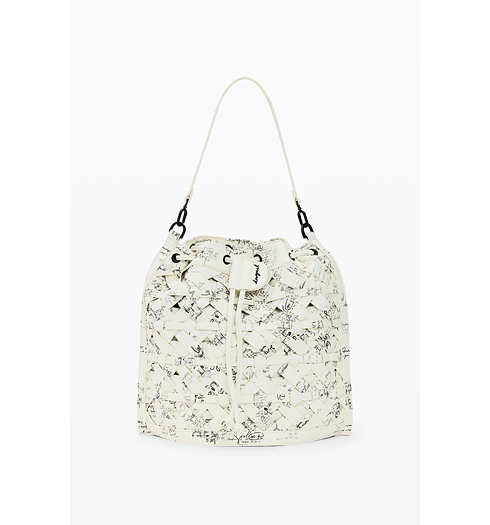 Dámský batůžek DESIGUAL INDIO HARLAN Bílá - DESIGUAL - 26SAKP27 1008 BACK INDIO HARLAN