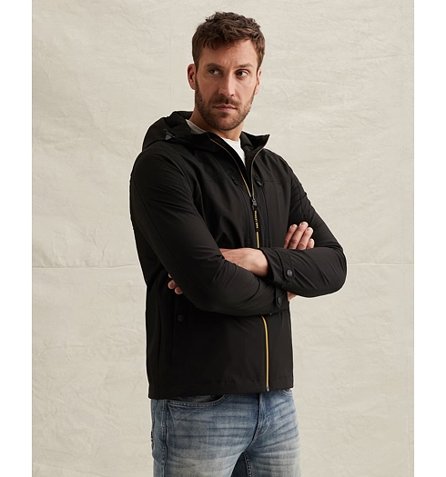 Pánská jarní bunda PME LEGEND FIELDJACKET Semi long jacket Černá - PME LEGEND - PJA2602111 9067 Semi long jacket FIELDJACKET - 2L Softshell