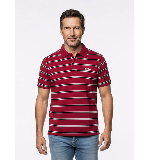 Pánská polokošile KERBO POLO VOLT 008 červená - KERBO - POLO VOLT 008/020