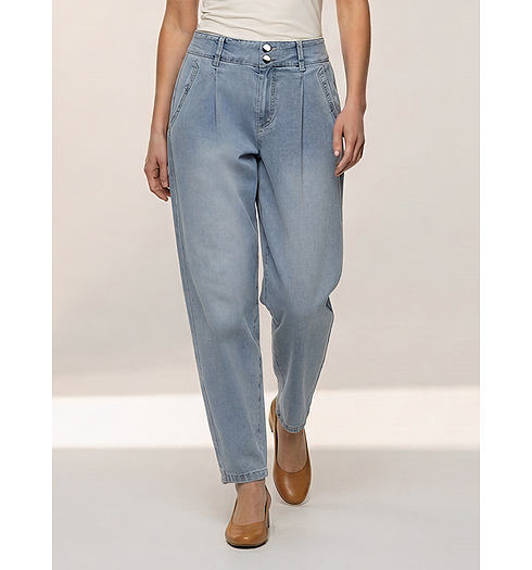 Dámské jeans TIMEZONE LouTZ Loose Modrá - Timezone - T1 70105.3159-66 30111 Loose LouTZ