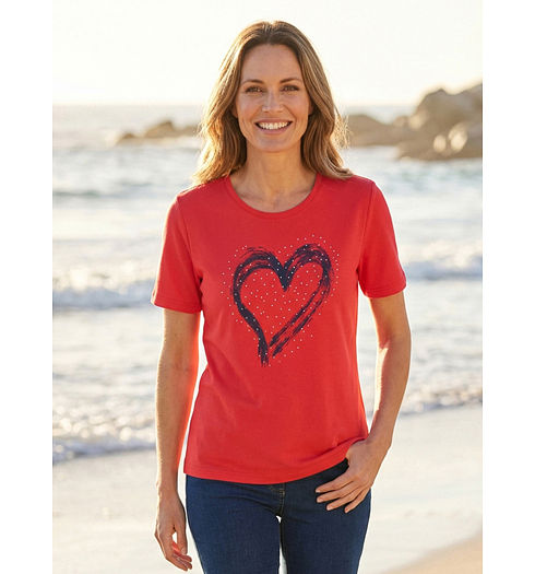 Dámské triko HAJO D Shirt 1/2 RH Červená - HAJO - 10787 373 D Shirt 1/2 RH