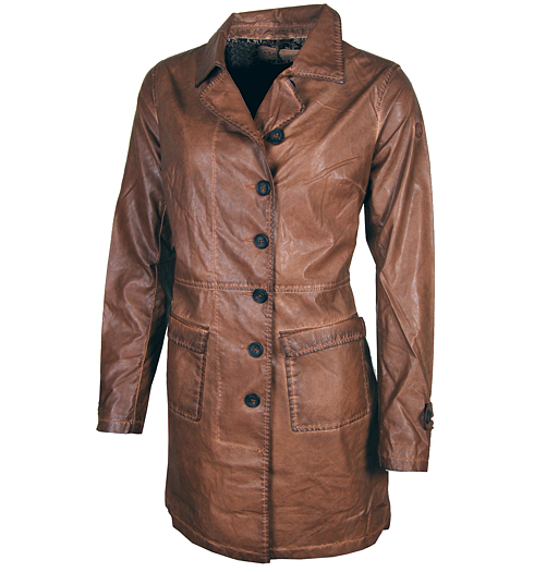 Dámský kabát RIFLE W-GIUBBOTTO 75C brown - RIFLE - J30510 75C W-GIUBBOTTO