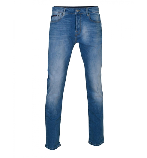 Pánské jeans RIFLE 94351 041 blue - RIFLE - 94351 PZ96Q 041 M-PANT.5T TAPERED