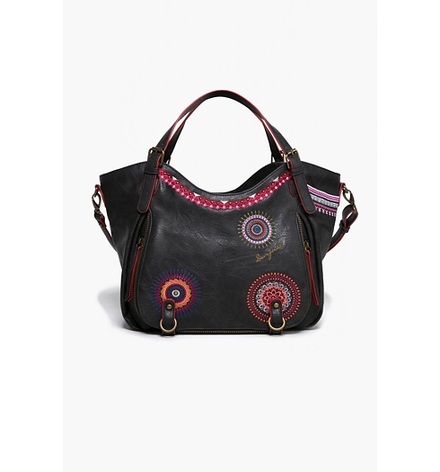 Dámská kabelka DESIGUAL ROTTERDAM GRETA 2000 NEGRO - DESIGUAL - 67X50Q2 2000 BOLS ROTTERDAM GRETA