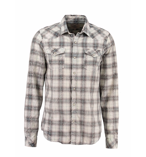 Pánská košile GARCIA men`s shirt ls 2407 soft mint - GARCIA - C71034 2407 men`s shirt ls
