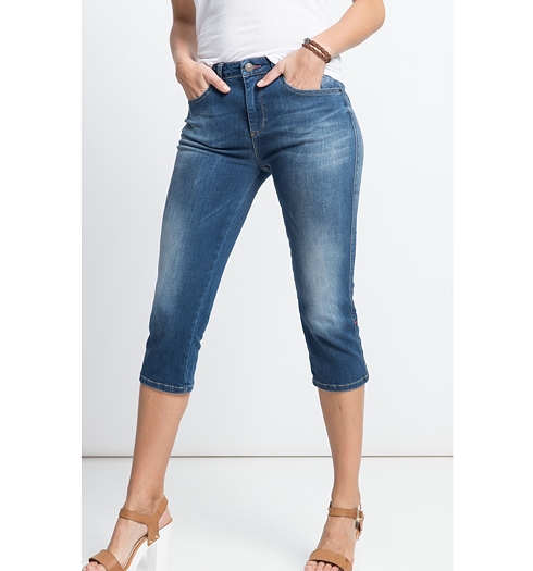Dámské jeans HIS MARYLIN 9383 premium medium blue wash - HIS - 101304 9383 MARYLIN