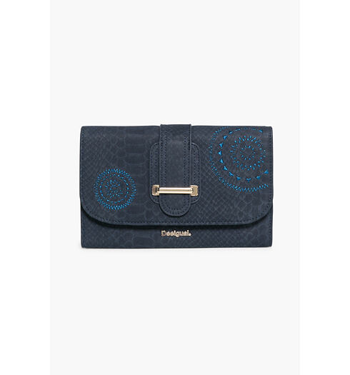 Dámská peněženka DESIGUAL AGORA LENGÜETA 5000 NAVY - DESIGUAL - 17WAYPAM 5000 MONE_AGORA LENGÜETA