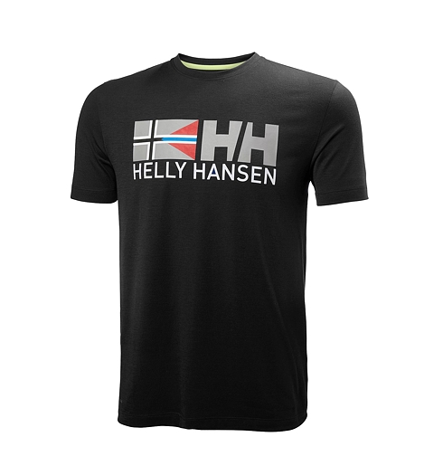 Pánské triko HELLY HANSEN RUNE SS TEE 990 black - Helly Hansen - 62744 990 RUNE SS TEE