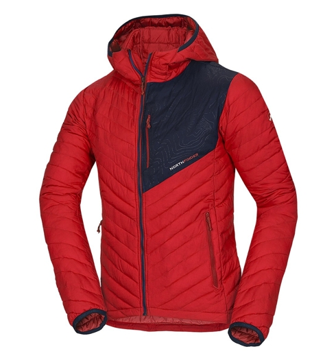 Pánská zimní bunda NORTHFINDER SALVADOR červená - NorthFinder - BU-3488OR 360 SALVADOR