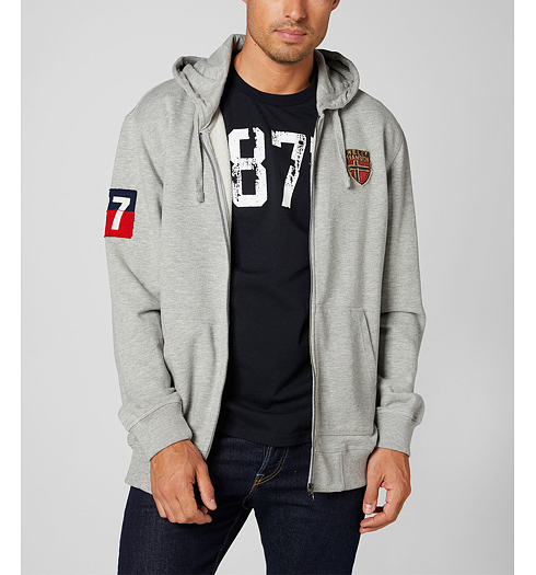 Pánská mikina HELLY HANSEN HH NORSE FZ HOODIE 949 GREY MELANGE - Helly Hansen - 53226-949 HH NORSE FZ HOODIE