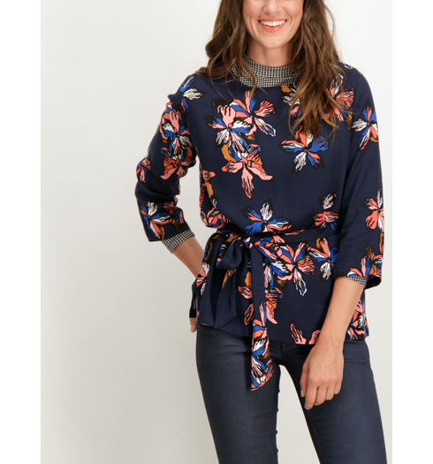 Dámská halenka GARCIA SHIRT  LS 292 dark moon - GARCIA - U80035 292 ladies shirt ls