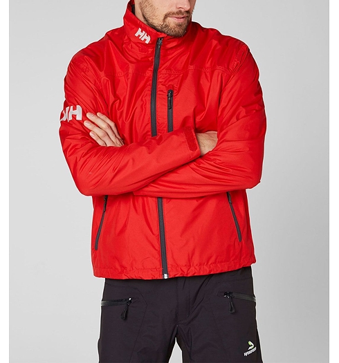 Pánská bunda HELLY HANSEN CREW MIDLAYER 162 red - Helly Hansen - 30253 162 CREW MIDLAYER JACKET