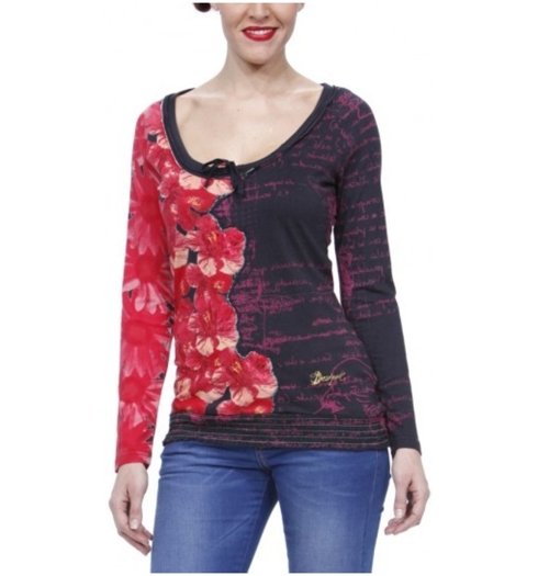 Dámské triko DESIGUAL 27T2538 3007 TS CHLOE 3007 - DESIGUAL - 27T2538 3007 TS CHLOE