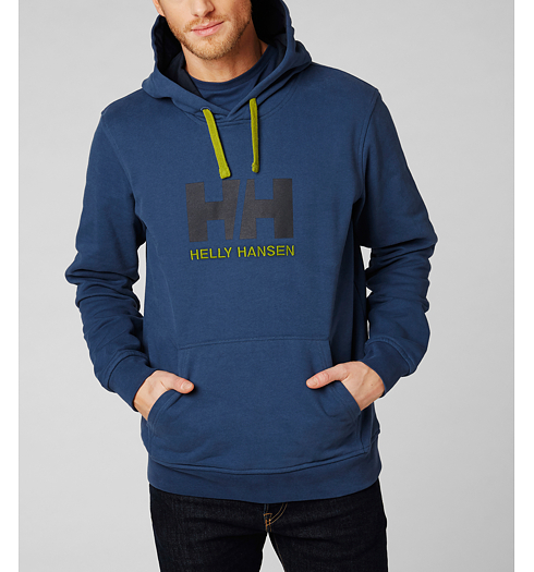 Pánská mikina HELLY HANSEN HH LOGO HOODIE 603 NORTH SEA BLUE - Helly Hansen - 33977 603 HH LOGO HOODIE