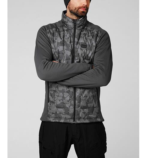 Pánská zimní bunda HELLY HANSEN LIFALOFT HYBRID INSULATOR JAC 964 CHARCOAL CAMO - Helly Hansen - 65605 964 LIFALOFT HYBRID INSULATOR JAC