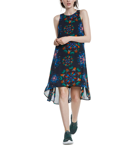 Dámské šaty DESIGUAL VEST_CLAIR 2000 BLACK - DESIGUAL - 20SWVW30 2000 VEST_CLAIR