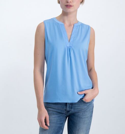 Dámská halenka GARCIA ladies shirt ss 2129 french blue - GARCIA - GS000130 2129 ladies shirt ss