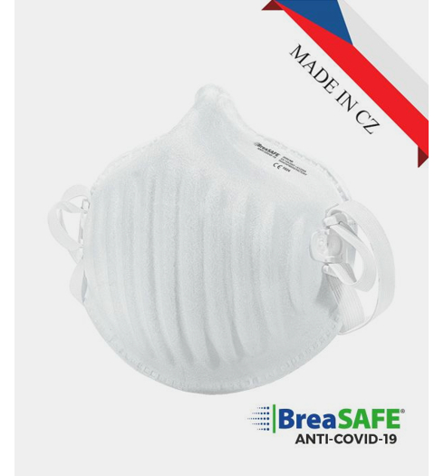 Breasafe NANO respirátor 3 ks bílá - RIMECK - BREASAFE NANO respirátor 3 ks