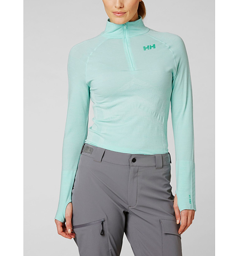 Dámské funkční triko HELLY HANSEN H1 PRO LIFA 1/2 zip 502 - Helly Hansen - 49337 502 W H1 PRO LIFA SEAMLESS 1/2 ZIP