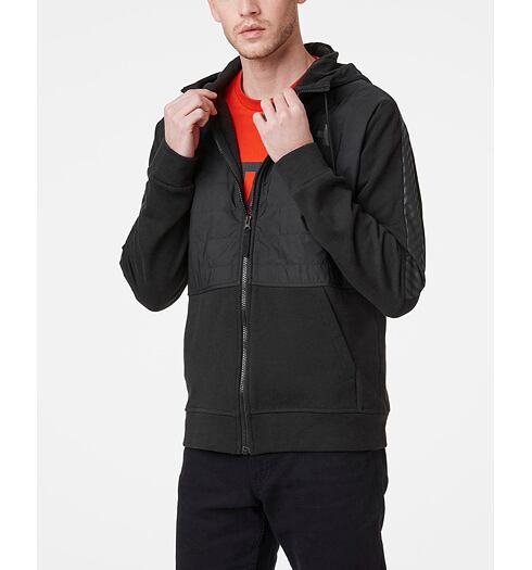 Pánská bunda HELLY HANSEN STRIPE HYBRID JACKET 990 BLACK - Helly Hansen - 53525 990 STRIPE HYBRID JACKET