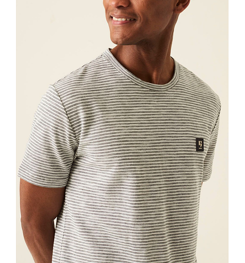 Pánské triko GARCIA mens T-shirt ss 2578-blueish grey - GARCIA - P21208 2578 mens T-shirt ss