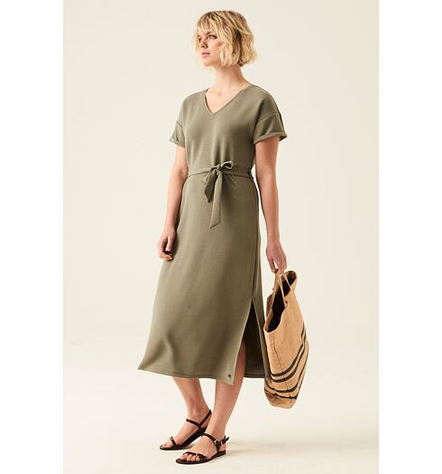 Dámské šaty GARCIA ladies dress 4423-oil green - GARCIA - Q20082 4423 ladies dress